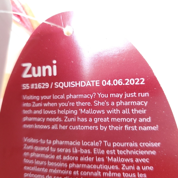 Zuni Squishmallows 5 Inch BNWT Valentines Day Giraffe Plush Toy - Picture 7 of 8